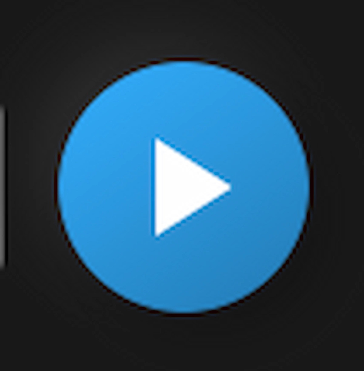 再生・一時停止ボタンのスクリーンショット。